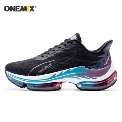 ONEMIX 2021 Men Air Running Shoes for Women Super Light Cushion Adult Shoes Breathable Outdoor Sneakers Male Athletic Trainer