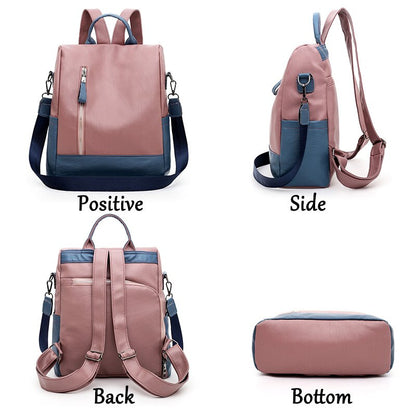 2022 New women backpack high quality leather backpack anti-theft travel backpack multifunction shoulder bags school bags mochila