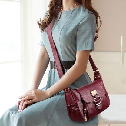 Ladies Luxury Brand Handbags Sac A Main Crossbody Bags for Women 2021 Leather Shoulder Bags Female Messenger Bag Soft Flap Bag