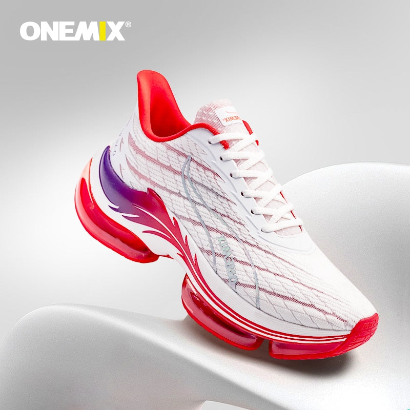 ONEMIX 2021 Men Air Running Shoes for Women Super Light Cushion Adult Shoes Breathable Outdoor Sneakers Male Athletic Trainer