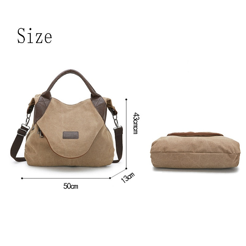 Women Handbags Korean Style Canvas Shoulder Bags Ladies Crossbody Bag For Woman 2020 Classic Canvas Hand Bag