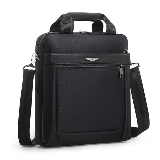 Men Small Briefcase Vertical Document Pack Men&#39;s Single Shoulder 12-inch IPAD Bag Male Waterproof Nylon Messenger Bag Sac Homme