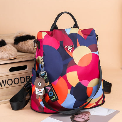 Fashion Backpack Women Oxford Cloth Shoulder Bags School Bags for Teenage Girls Light Ladies Travel Backpack mochila feminina