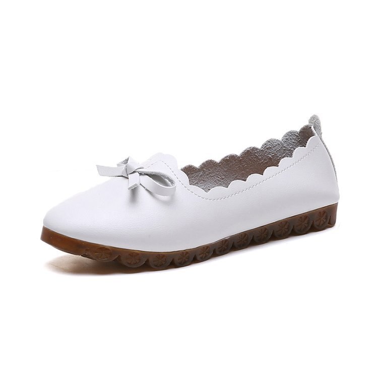 Comemore 2021 Spring Summer New Bowtie White Sneakers Mesh Tennis Female Women Loafers Casual Ballet Nurse Flats Shoes Woman 40