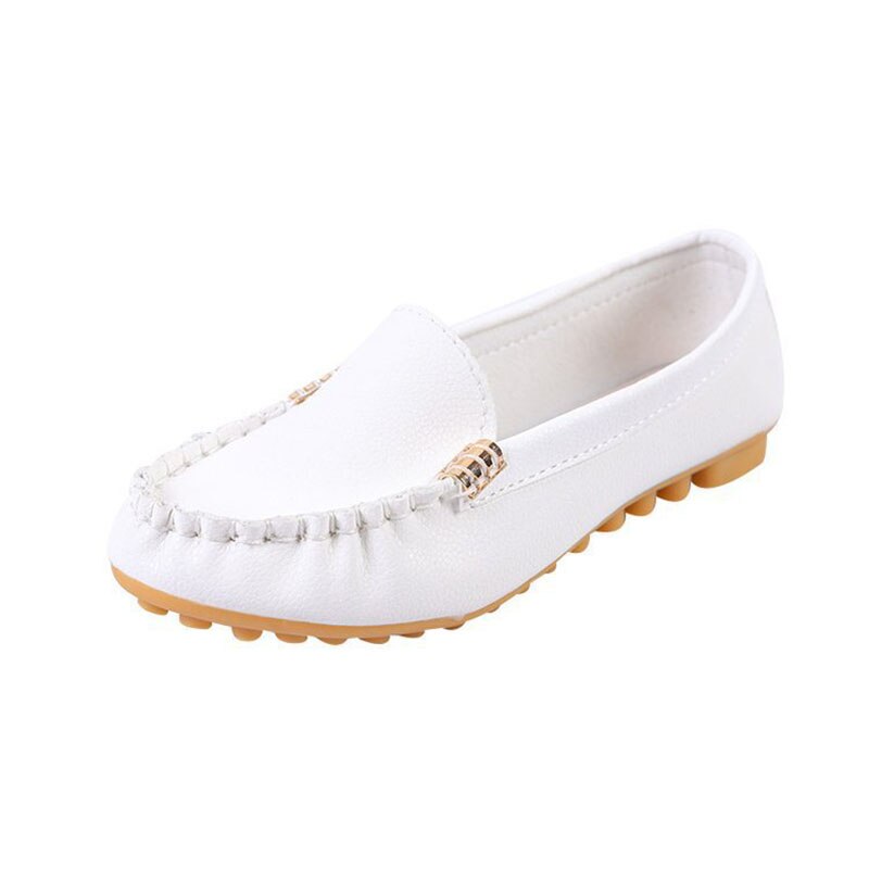 Woman&#39;s Flats Loafers Shoes Soft Leather Casual Shoes Big Size 35-44 Mocassin Boat Shoes for Women Casual Shoes Zapatillas Muje