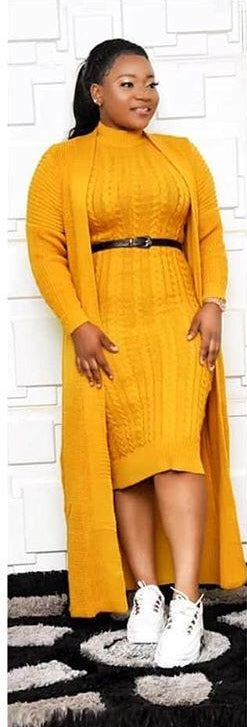 3 Piece Sweater Dress and Juckert. Women's sweater dresses, Women's women knitted sweater dresses, winter sweater dress women knitted