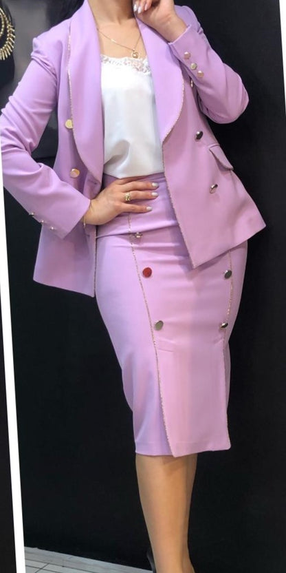 Women Pink Suit