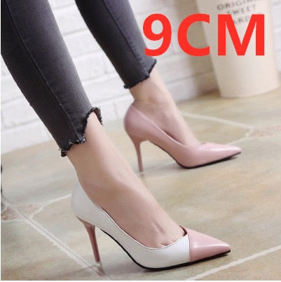 Cresfimix women sexy multi color party night club high heel shoes lady cute comfortable slip on office high heel pumps c2428