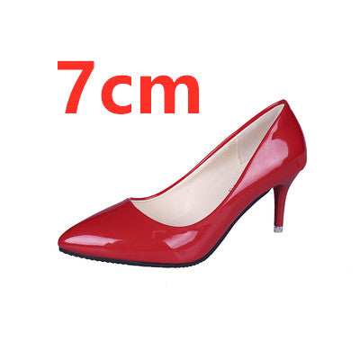 Cresfimix women casual suede 8cm high heels lady cute party high heel female office comfortable heel shoes