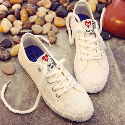 Canvas shoes for girls 2020 Spring Fashion Sneakers Solid Sewing Women Denim Shoe Sapato Feminino Size 35-41