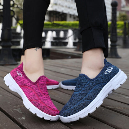 Women Casual Shoes Fashion Unisex Sneakers Breathable Mesh Walking Shoes Lover Spring Summer Tenis Feminino Soft Flat Shoes