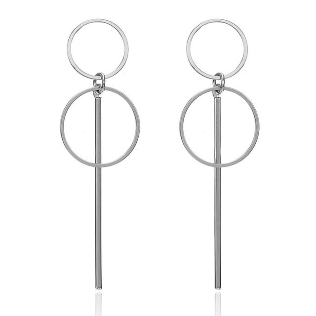 Fashion Statement Earrings 2020 Big Geometric earrings For Women Hanging Dangle Earrings Drop Earing modern Jewelry