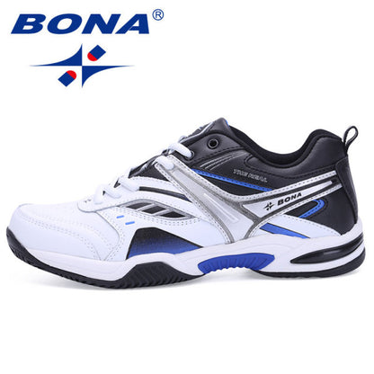 BONA New Classics Style Men Tennis Shoes Lace Up Men Sport Shoes Top Quality Comfortable Male Sneakers Shoes Fast Free Shipping