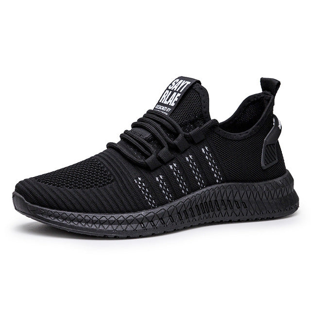 Fashion Sneakers Men Vulcanized Shoes Air Mesh Mens Trainers Lightweight Casual Shoes Men Black Footware Tenis Masculino