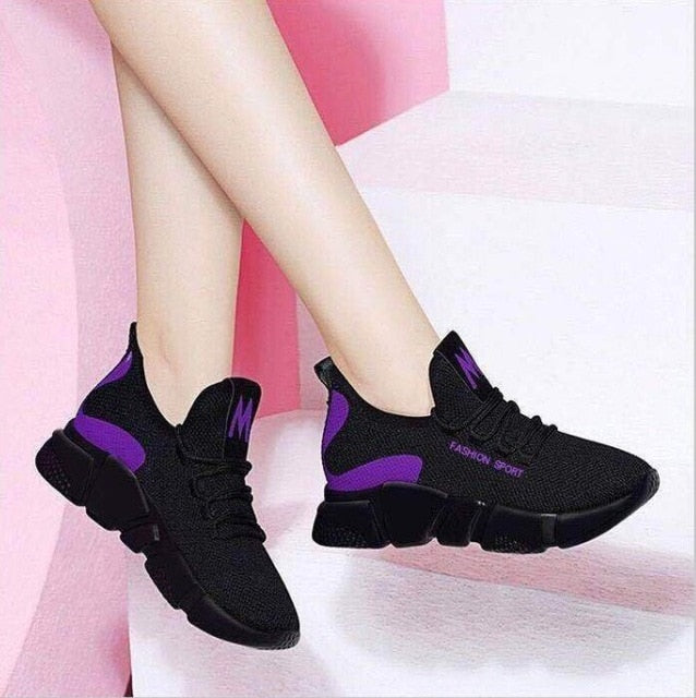 2020 New Spring Women casual shoes Breathable Mesh platform Sneakers Women New Fashion mesh sneakers shoes woman tenis feminino