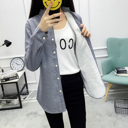 Cheap wholesale 2018 new Autumn Winter Hot selling women's fashion casual ladies work Shirts C170-18719
