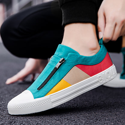 Casual Shoes Men Breathable Canvas Shoes 2020 New Fashion Men Flats Trending Sneakers Men Slip on Loafers