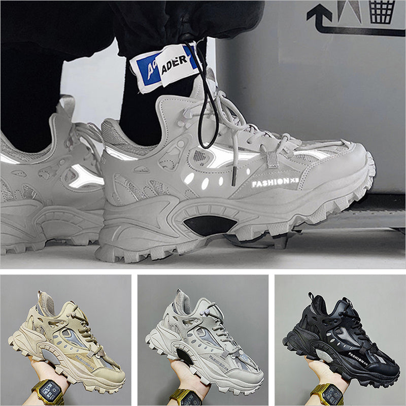 Luxury Mens Sneakers Breathable Damping Sports Shoes Women Casual Shoes Thick Sole Running Walking Shoes Trainers Sport Sneakers