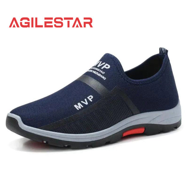 Men Mesh Shoes Lightweight Sneakers Men Fashion Casual Summer Walking Shoes Breathable Slip on Mens Loafers Zapatillas Hombre