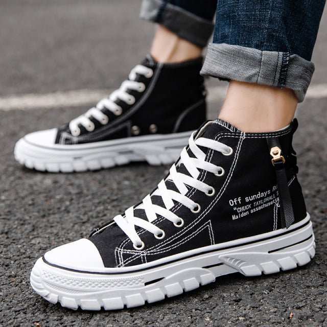 Canvas shoes outlet high top