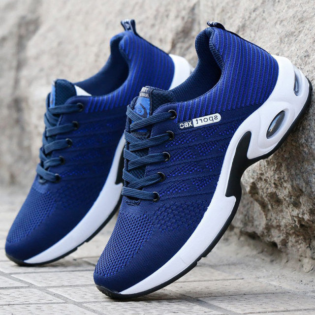 Vulcanized Shoes Male Sneakers 2019 Fashion Summer Air Mesh Breathable Wedges Sneakers For Men Plus Size erf56