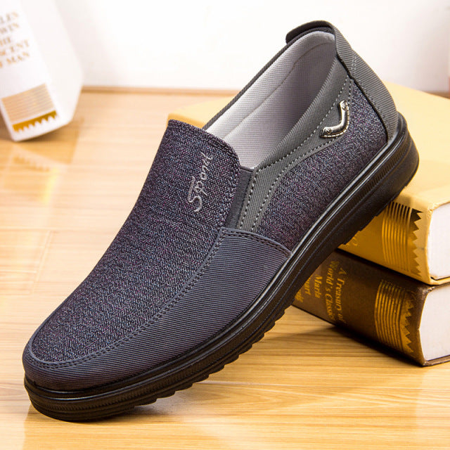 Canvas Shoes Men Summer Classic Loafers Men Casual Shoes Breathable Walking Flat Men Shoes  Sneakers Plus Size
