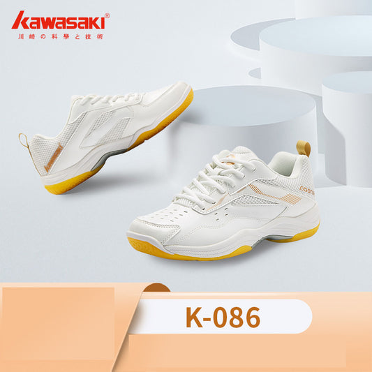 Kawasaki  Badminton Shoes  Breathable Anti-Slippery Sport Tennis Shoes for Men Women Zapatillas Sneaker K-086