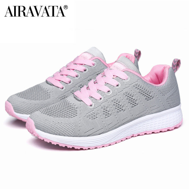 Couple Sports Shoes Women Walking Shoes Breathable Casual Sneakers Outdoor Lightweight Trainers Size 35-44