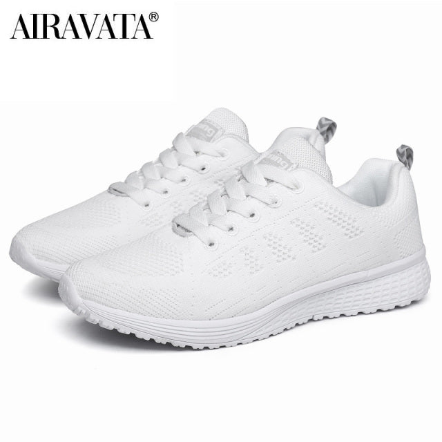 Couple Sports Shoes Women Walking Shoes Breathable Casual Sneakers Outdoor Lightweight Trainers Size 35-44