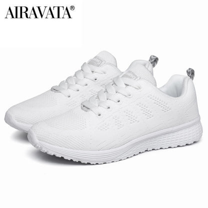 Couple Sports Shoes Women Walking Shoes Breathable Casual Sneakers Outdoor Lightweight Trainers Size 35-44