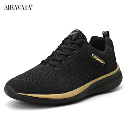Men&#39;s Sneakers Knitted Light Sports Shoes Woman Fashion Couple Casual Running Shoes