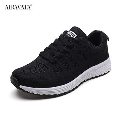 Womens Sneakers Breathable Couples Running Shoe Lace Up  Lightweight Outdoor Tennis Sports Shoe