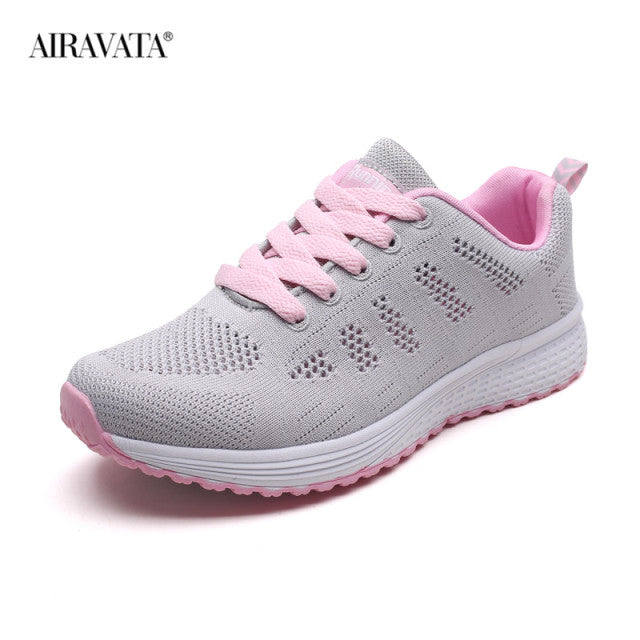 Womens Sneakers Breathable Couples Running Shoe Lace Up  Lightweight Outdoor Tennis Sports Shoe