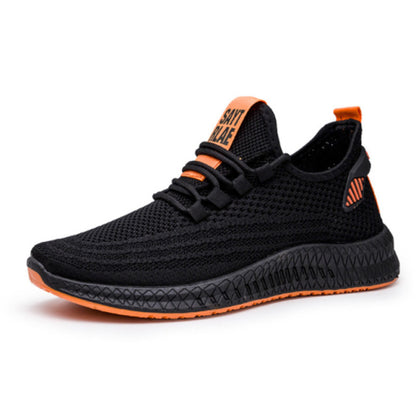 2022 New Men Casual Shoes Breathable Sports Running Shoes Soft Bottom Trend Light Fly Woven Sneakers Zapatillas Hombre