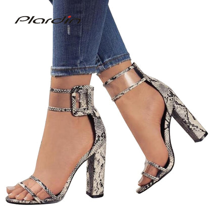 Plardin 2019 Summer Plus Size Hot Style In Europe And The ultra-high Hollow Out Thick With Sandal Strap Roman Women Shoes Woman